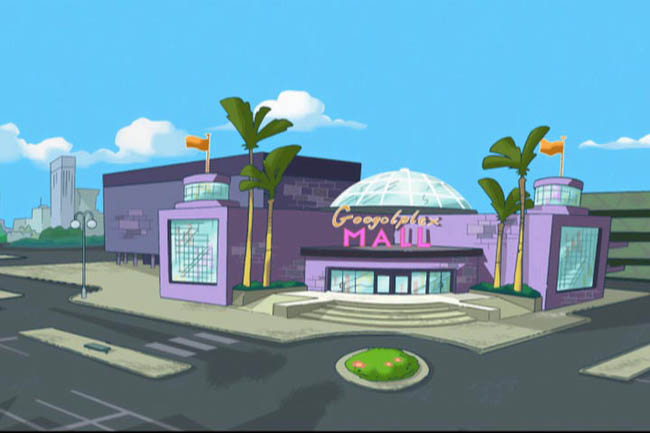 a cartoon mall